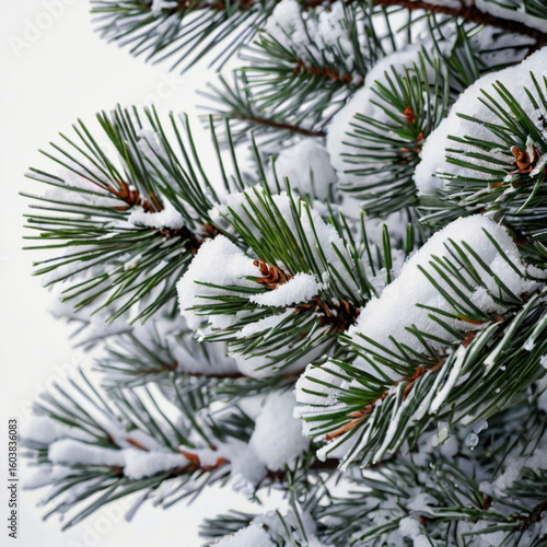 Wallpaper Mural christmas tree branches Torontodigital.ca