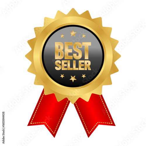 best choice label with ribbons