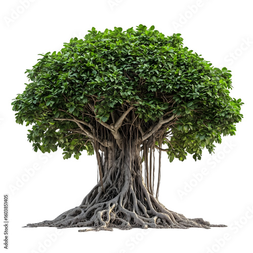 Ashoka Tree isolated on a transparent background