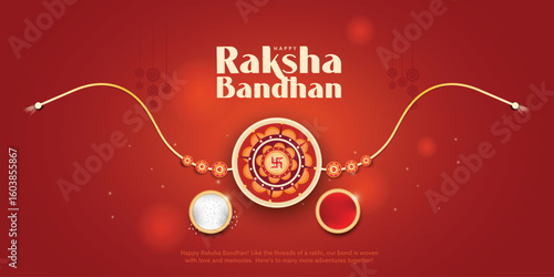 Happy Raksha Bandhan indian festival template background design. creative vector illustration. 