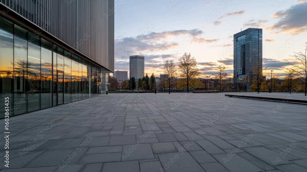 Fototapeta premium Cityscape at Dusk