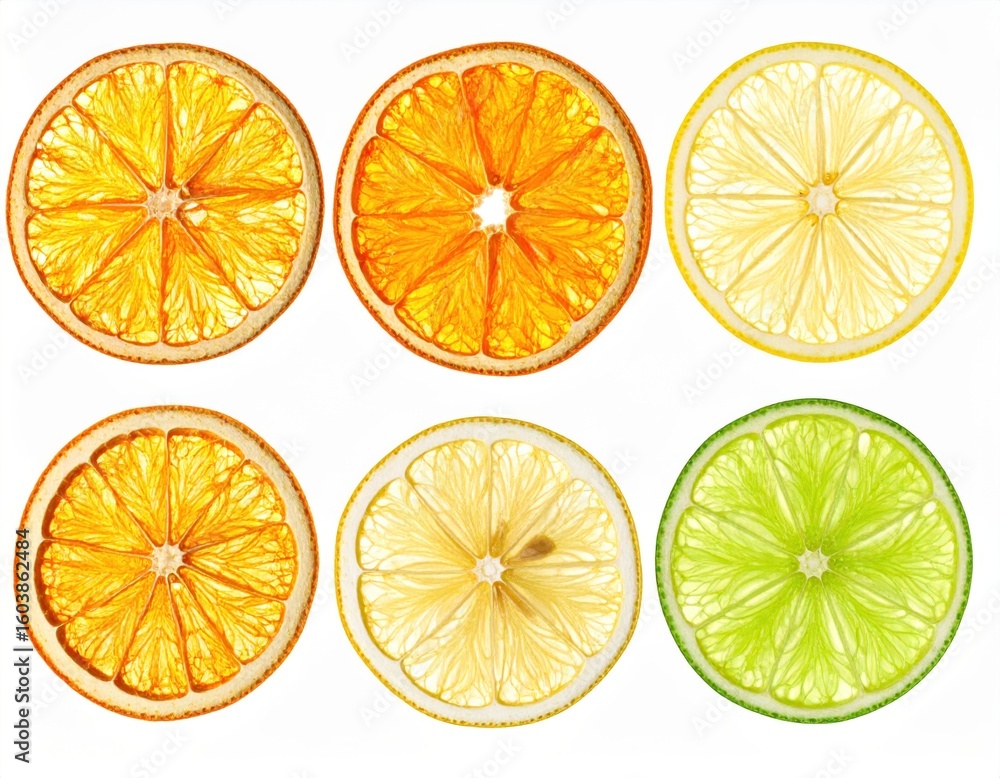 Obraz premium set of citrus fruits