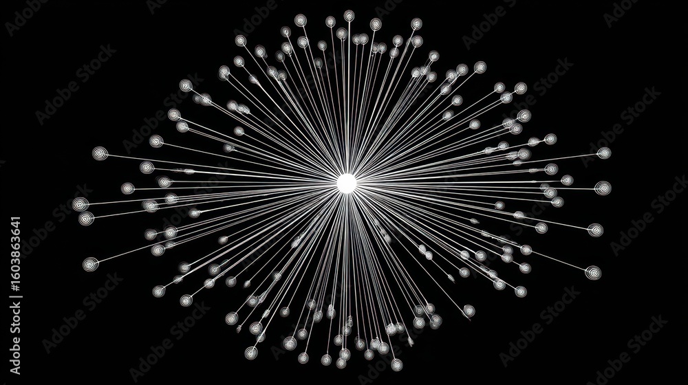 Obraz premium Quantum Internet Gateway with Entangled Transfers