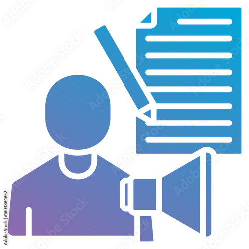 Copy Writing Icon