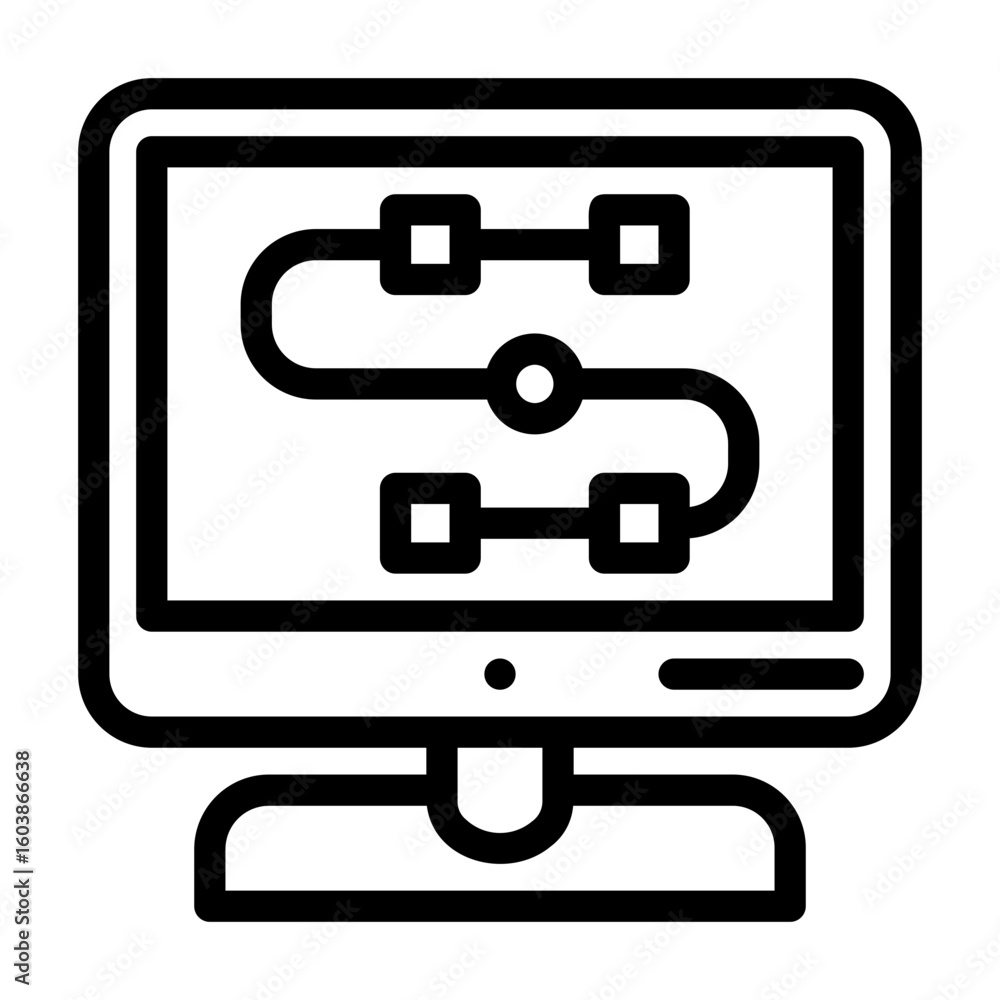 a collection of icons containing code, web, file types, monitors and so on