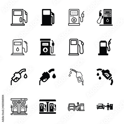 Petrop pump, gas station icon, fuel station, fuel nozzle.