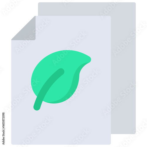 Eco Paper Icon