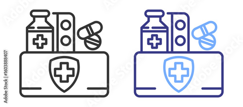 Healthcare product icon color