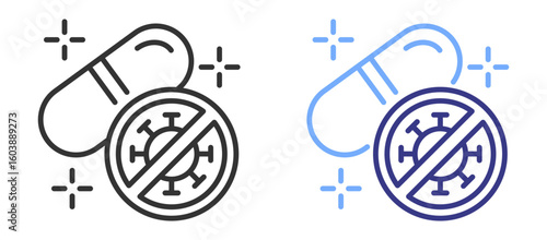 Antibiotics icon color