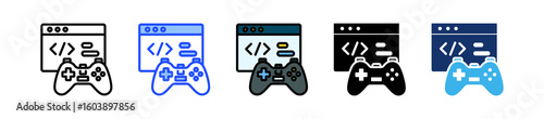 Cheat Codes Icon Collection With Multiple Styles