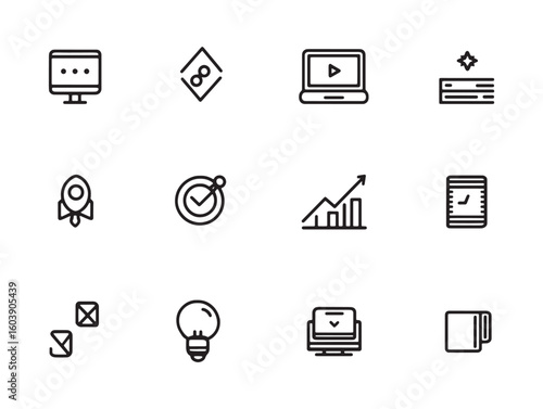 Tooltip ultra minimalist 2D line art