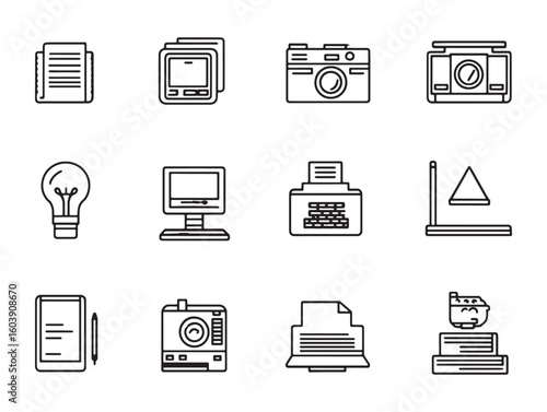 Trademark registration ultra minimalist 2D line art