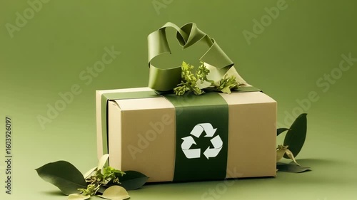 Recycled package presentation