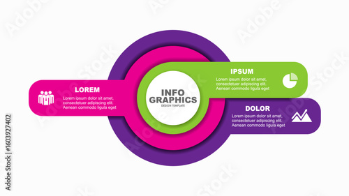 Infographic design template with place for your data. Vector illustration.