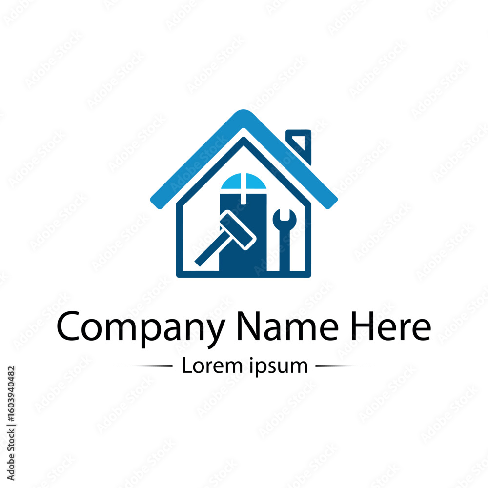 Home repair logo Home repair logo