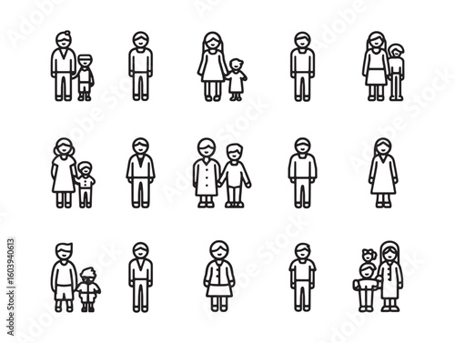 VisionaryHub ultra minimalist 2D line art