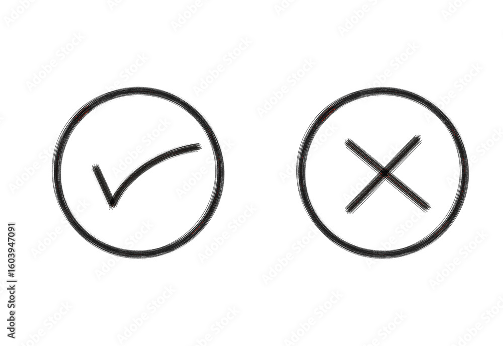 Fototapeta premium Collection of hand drawn black circles, ellipses, and rectangles for diagrammatic representation on transparent background