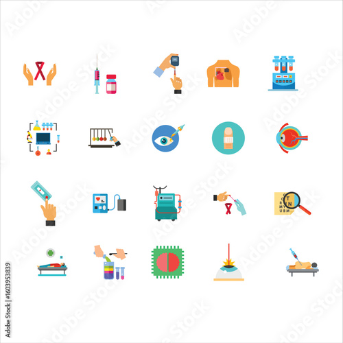 Medical Related icons and illustrations EPD Files