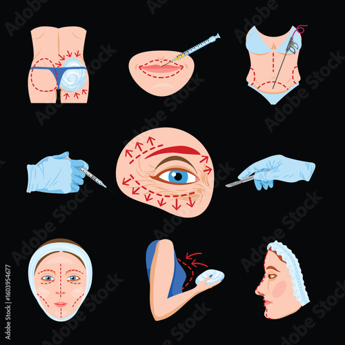 Medical Related icons and illustrations EPD Files