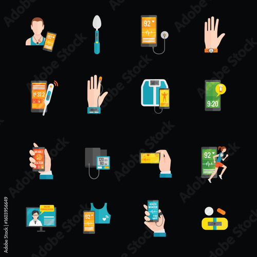 Medical Related icons and illustrations EPD Files