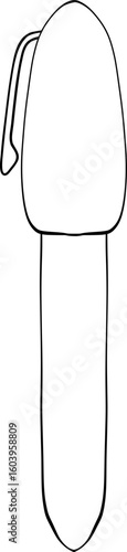 back to school apple, school suppliers element for teacher classroom decoration. pen doodle line. vector file.