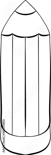 back to school apple, school suppliers element for teacher classroom decoration. pencil doodle line. vector file.