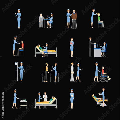Medical Related icons and illustrations EPD Files
