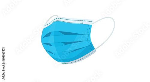 Find blue face mask for covid protection and personal safety equipment use
