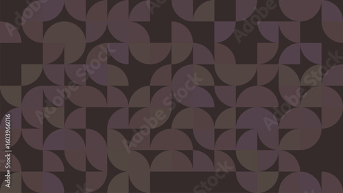 Intricate abstract geometric pattern featuring curved shapes in earthy tones on a dark background, offering a modern and stylish visual appeal. Perfect for various creative projects.