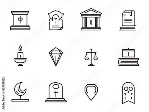 will and testament ultra minimalist 2d line art