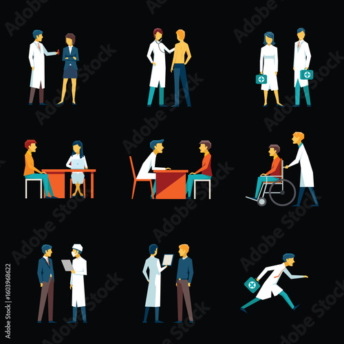Medical Related icons and illustrations EPD Files