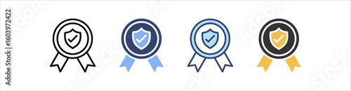 Authentic Icon Set Multiple Style Collection