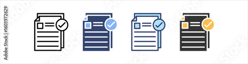 Approved Icon Set Multiple Style Collection
