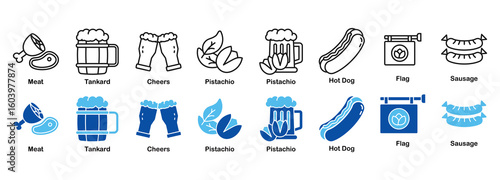 Festival Food and Drink Icons 