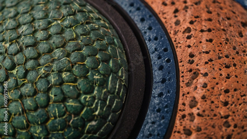 Colorful Textured Rubber Grip