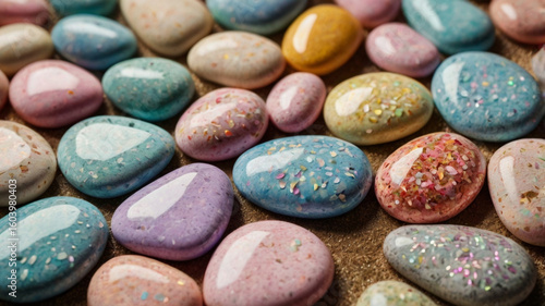 Colorful Pastel Pebbles