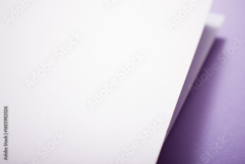 Two tone purple 3d geometric background, close up