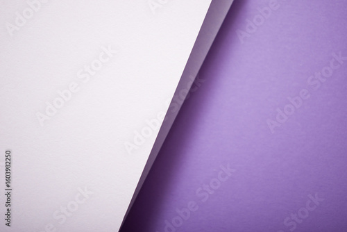 Two tone purple 3d geometric background, diagonally divide