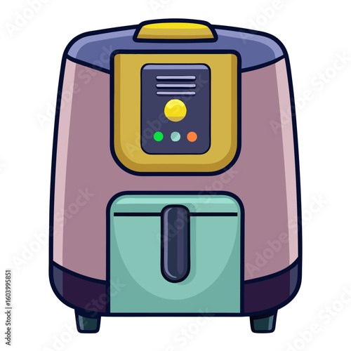 vector illustration of a toaster