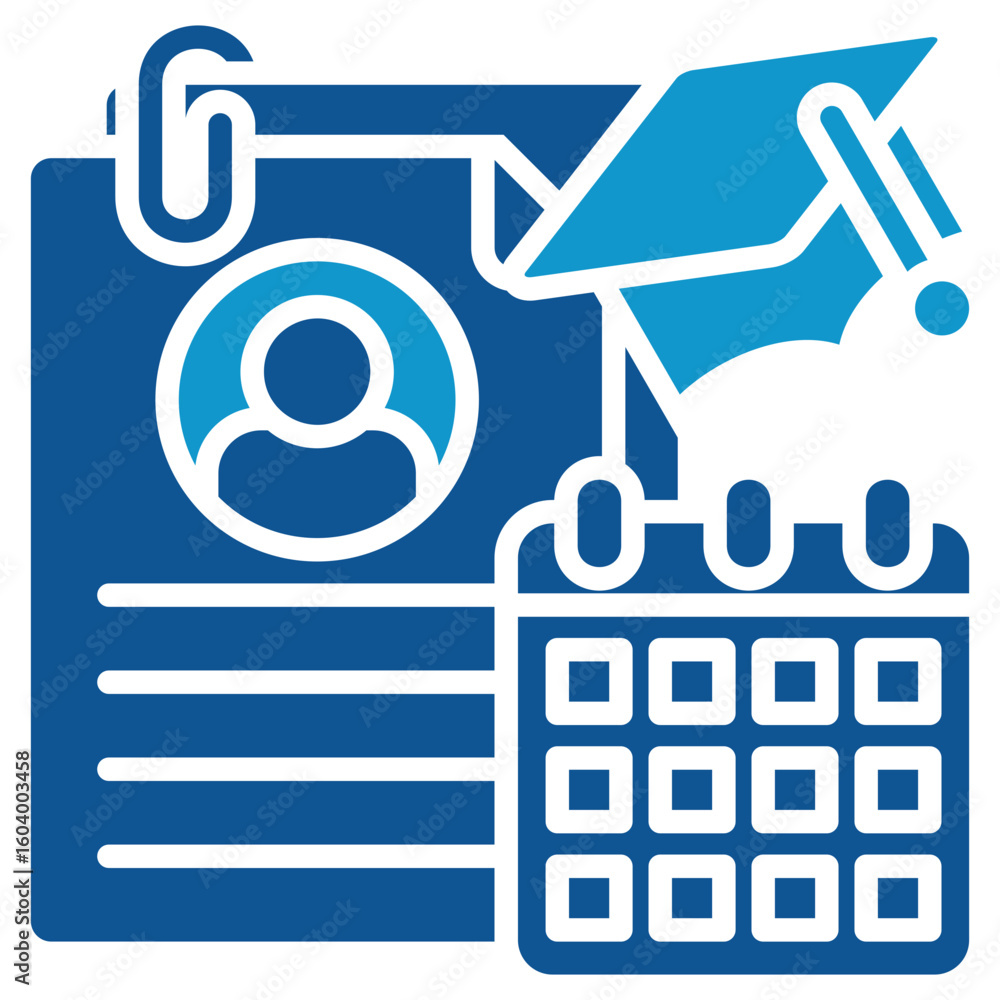 Obraz premium Curriculum Icon