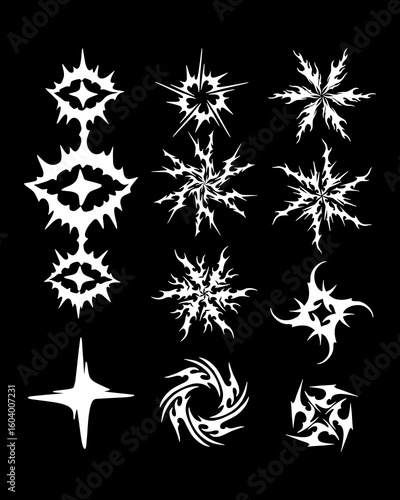 Spiral sun swirl tribal wrist tattoo illustration vector element clipart printable graphic isolated set bundle editable
