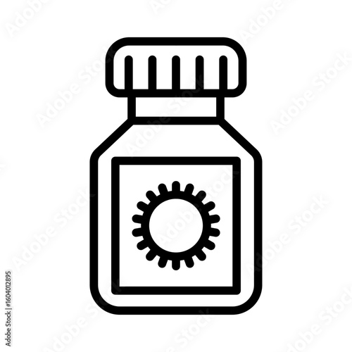 Antiviral Medication icon vector image. Can be used for Infectious Diseases.