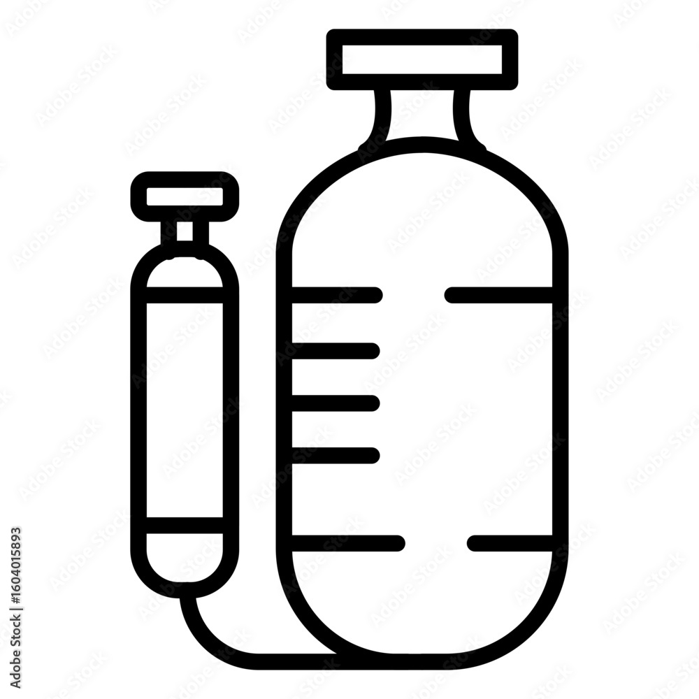 Oxygen Tank icon vector image. Can be used for Ocean. Oxygen Tank icon vector image. Can be used for Ocean.