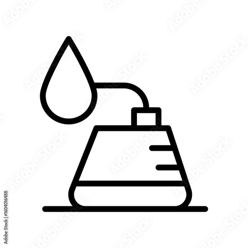 Crude Oil icon vector image. Can be used for Warehouse.