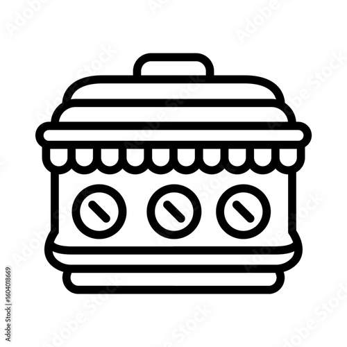 Retro icon vector image. Can be used for Instrument.