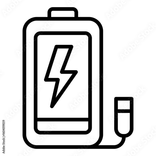 Recharge Battery icon vector image. Can be used for Battery and Power.