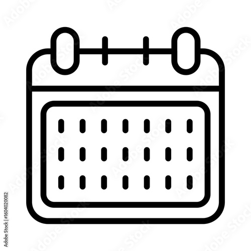 Calendar icon vector image. Can be used for Shoemaker.