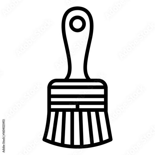 Polish Brush icon vector image. Can be used for Shoemaker.