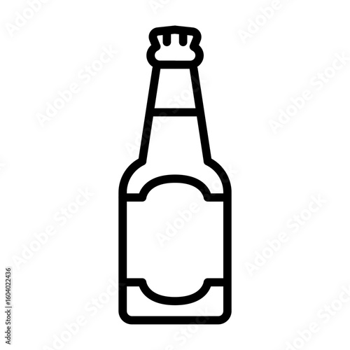 Beer icon vector image. Can be used for Oktoberfest.