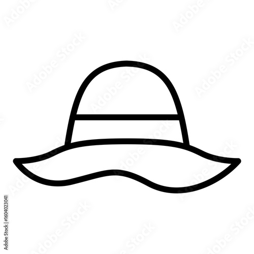 Women Hat icon vector image. Can be used for Oktoberfest.